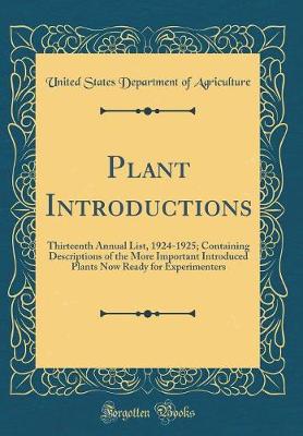 Book cover for Plant Introductions