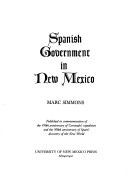 Book cover for Spanish Government in New Mexico