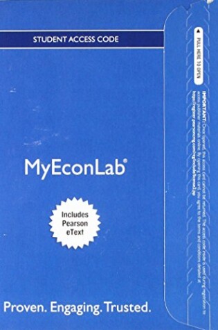 Cover of Mylab Economics with Pearson Etext -- Access Card -- For Money, Banking, and the Financial