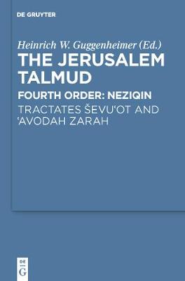 Cover of Tractates Sevu'ot and 'Avodah Zarah