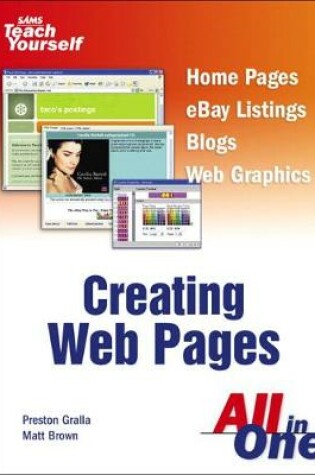 Cover of Sams Teach Yourself Creating Web Pages All in One