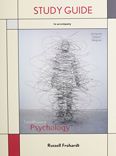 Book cover for Study Guide for Introducing Psychology