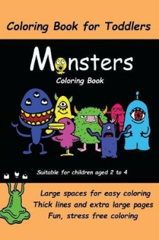 Cover of Coloring Book for Toddlers (Monsters Coloring book)