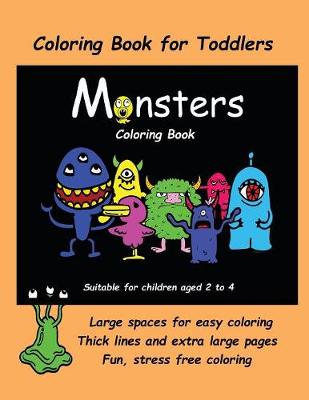 Book cover for Coloring Book for Toddlers (Monsters Coloring book)