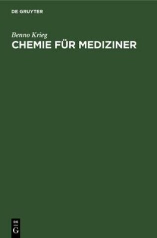 Cover of Chemie Für Mediziner