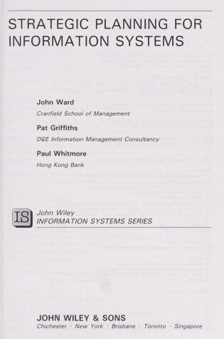 Cover of Strategic Planning for Information Systems