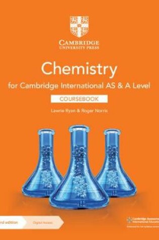 Cover of Cambridge International AS & A Level Chemistry Coursebook with Digital Access (2 Years)