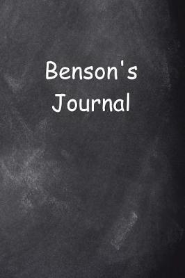 Cover of Benson Personalized Name Journal Custom Name Gift Idea Benson