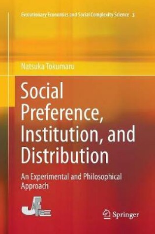 Cover of Social Preference, Institution, and Distribution