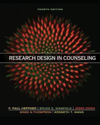 Book cover for Research Design in Counseling