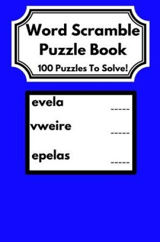 Cover of Word Scramble Puzzle Book