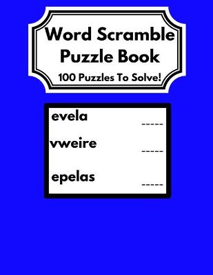 Book cover for Word Scramble Puzzle Book