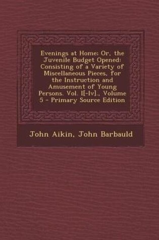 Cover of Evenings at Home, Volume V