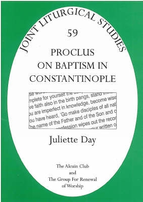 Book cover for Proclus on Baptism in Constantinople