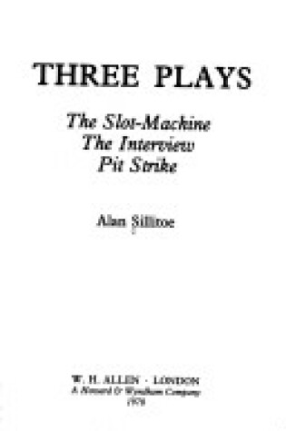 Cover of Three Plays