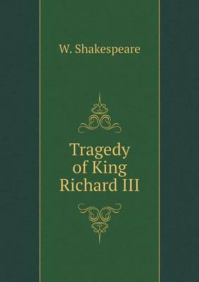 Book cover for Tragedy of King Richard III