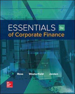 Book cover for Essentials of Corporate Finance