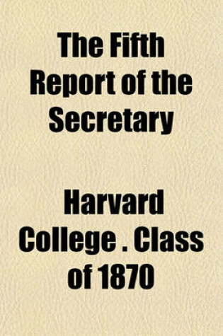 Cover of The Fifth Report of the Secretary