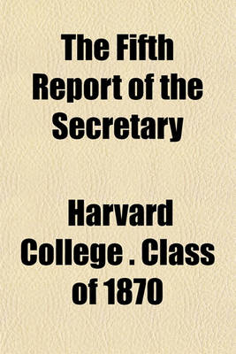 Book cover for The Fifth Report of the Secretary