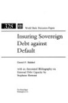Book cover for Insuring Sovereign Debt against Default