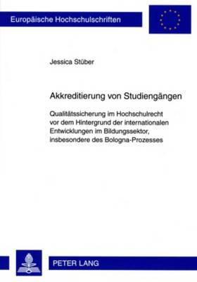 Book cover for Akkreditierung Von Studiengaengen