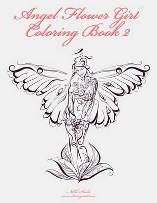 Book cover for Angel Flower Girl Coloring Book 2