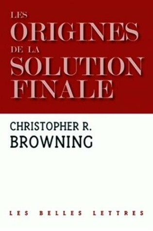 Cover of Les Origines de la Solution Finale