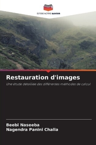 Cover of Restauration d'images