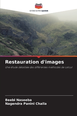 Book cover for Restauration d'images