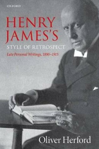 Cover of Henry James's Style of Retrospect
