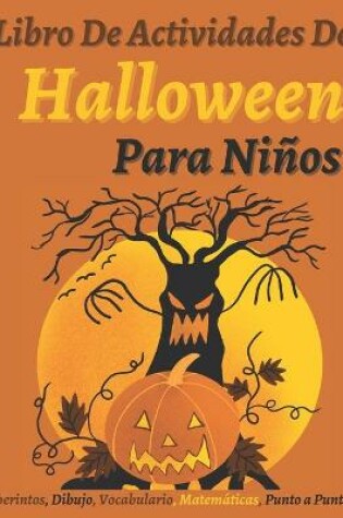 Cover of Libro de actividades de Halloween para niños