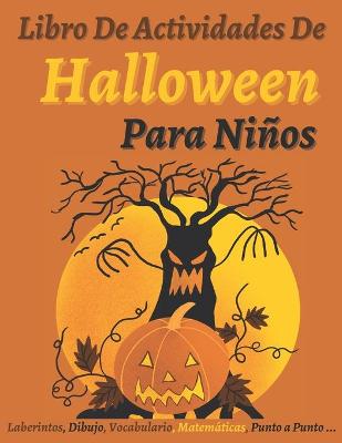 Book cover for Libro de actividades de Halloween para niños