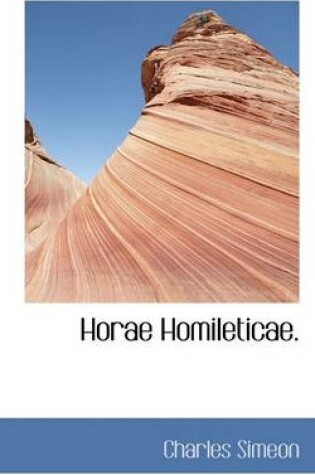 Cover of Horae Homileticae.