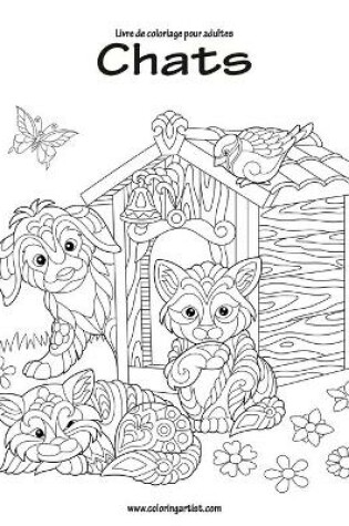 Cover of Livre de coloriage pour adultes Chats 1