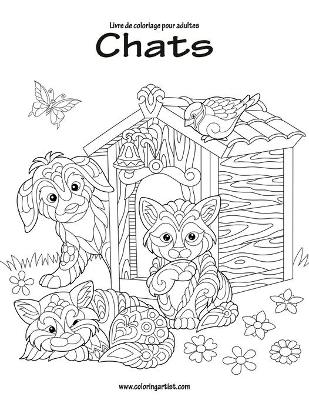 Book cover for Livre de coloriage pour adultes Chats 1