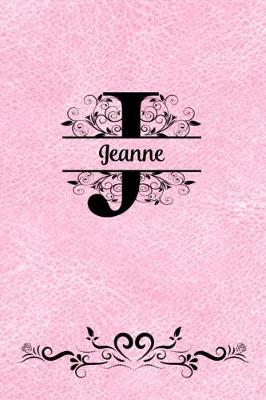 Book cover for Split Letter Personalized Journal - Jeanne