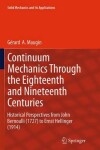 Book cover for Continuum Mechanics Through the Eighteenth and Nineteenth Centuries