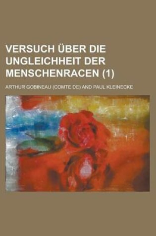 Cover of Versuch Uber Die Ungleichheit Der Menschenracen (1)