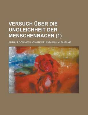 Book cover for Versuch Uber Die Ungleichheit Der Menschenracen (1)