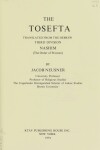Book cover for The Tosefta, Translated from the Hebrew