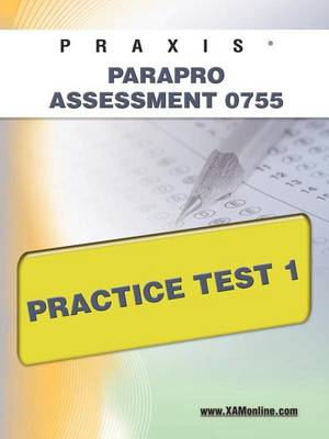 Cover of Praxis Parapro Assessment 0755 Practice Test 1