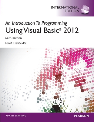 Book cover for Introduction to Programming with Visual Basic 2012, An