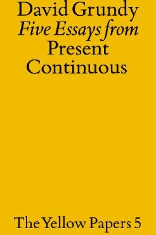 Cover of Five Essays from Present Continuous