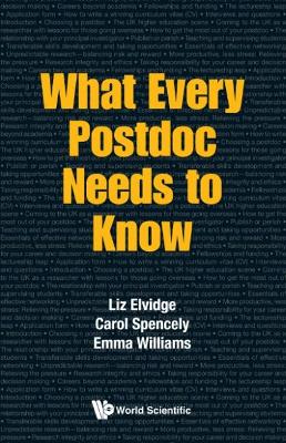 Book cover for What Every Postdoc Needs To Know