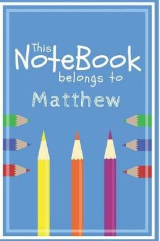 Cover of Matthew's Journal