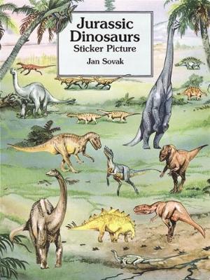 Book cover for Jurassic Dinosaurs Sticker Picture