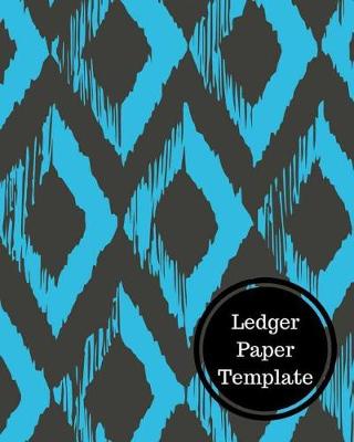 Book cover for Ledger Paper Template