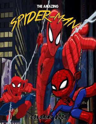 Book cover for The Amazing Spider-Man coloring book