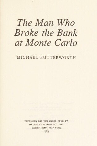 Cover of The Man Who Broke the Bank at Monte Carlo