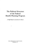Book cover for Political Structure of the Federal Health Planning Programme